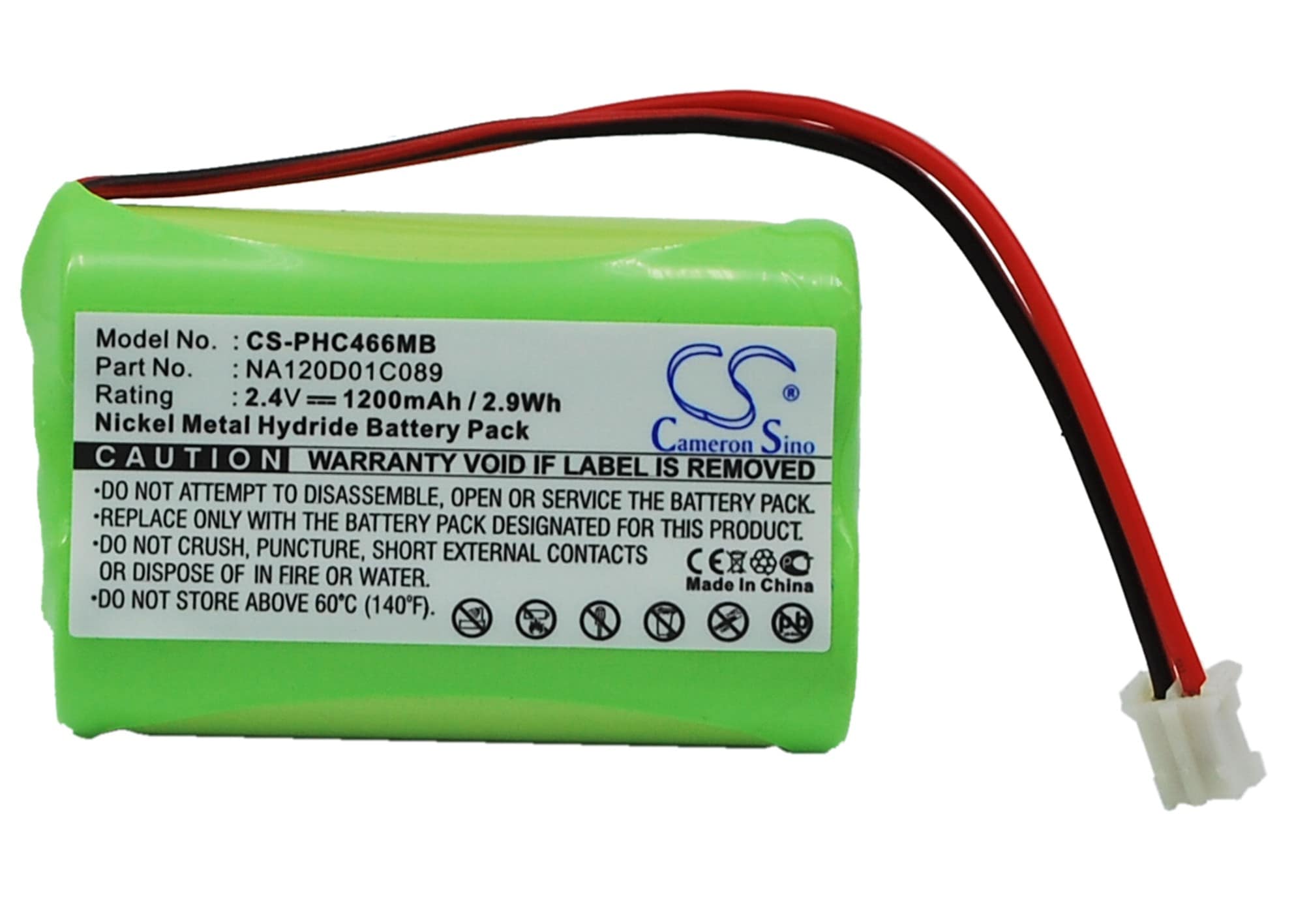 Batteri til BabyPhone for Philips SBC-SC477, SBC-SC466, SBC-SC487 og andre.