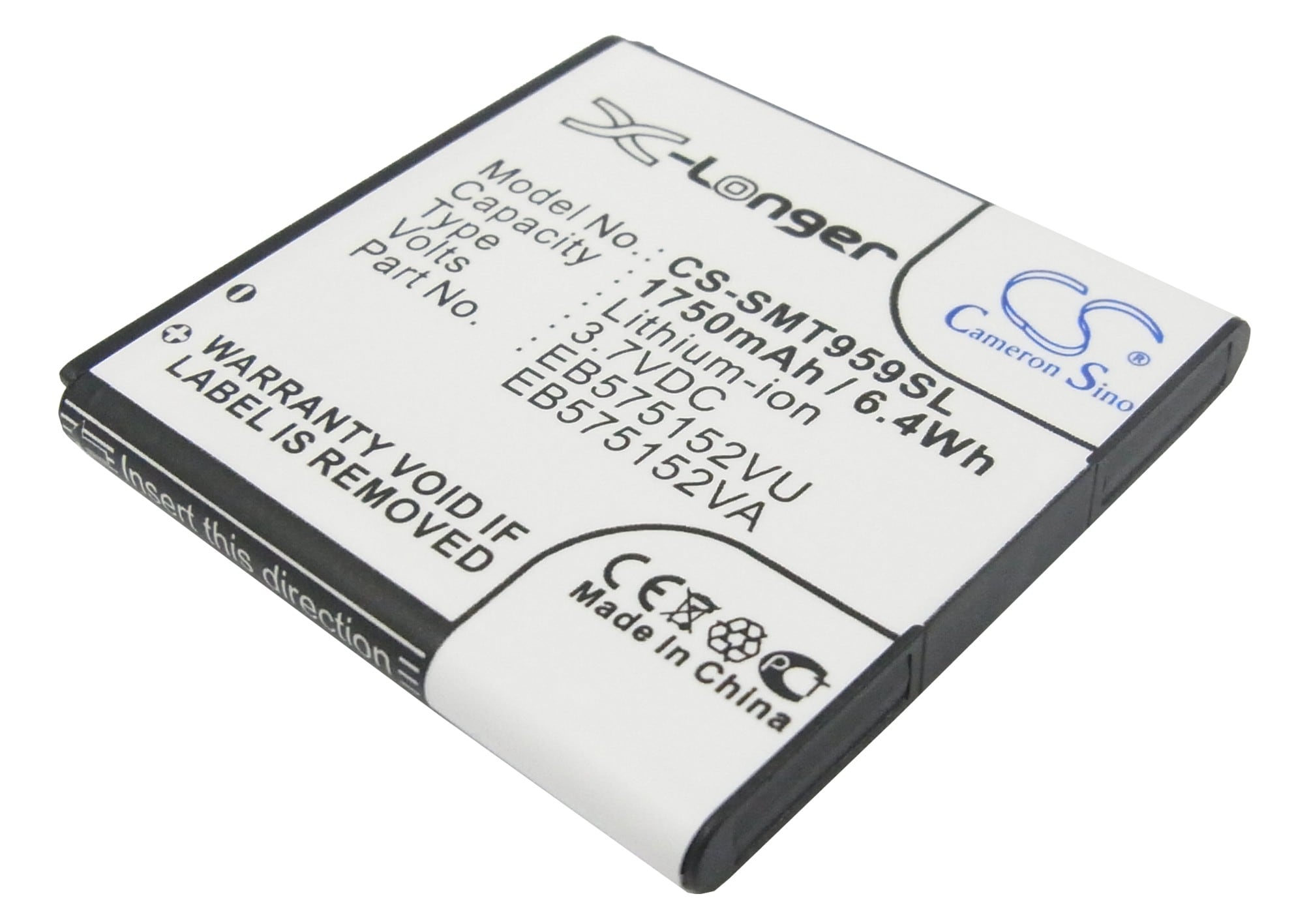 Batteri for SmartPhone, Mobil for T-Mobile Vibrant, Galaxy S 4G, Vibrant 4G etc.