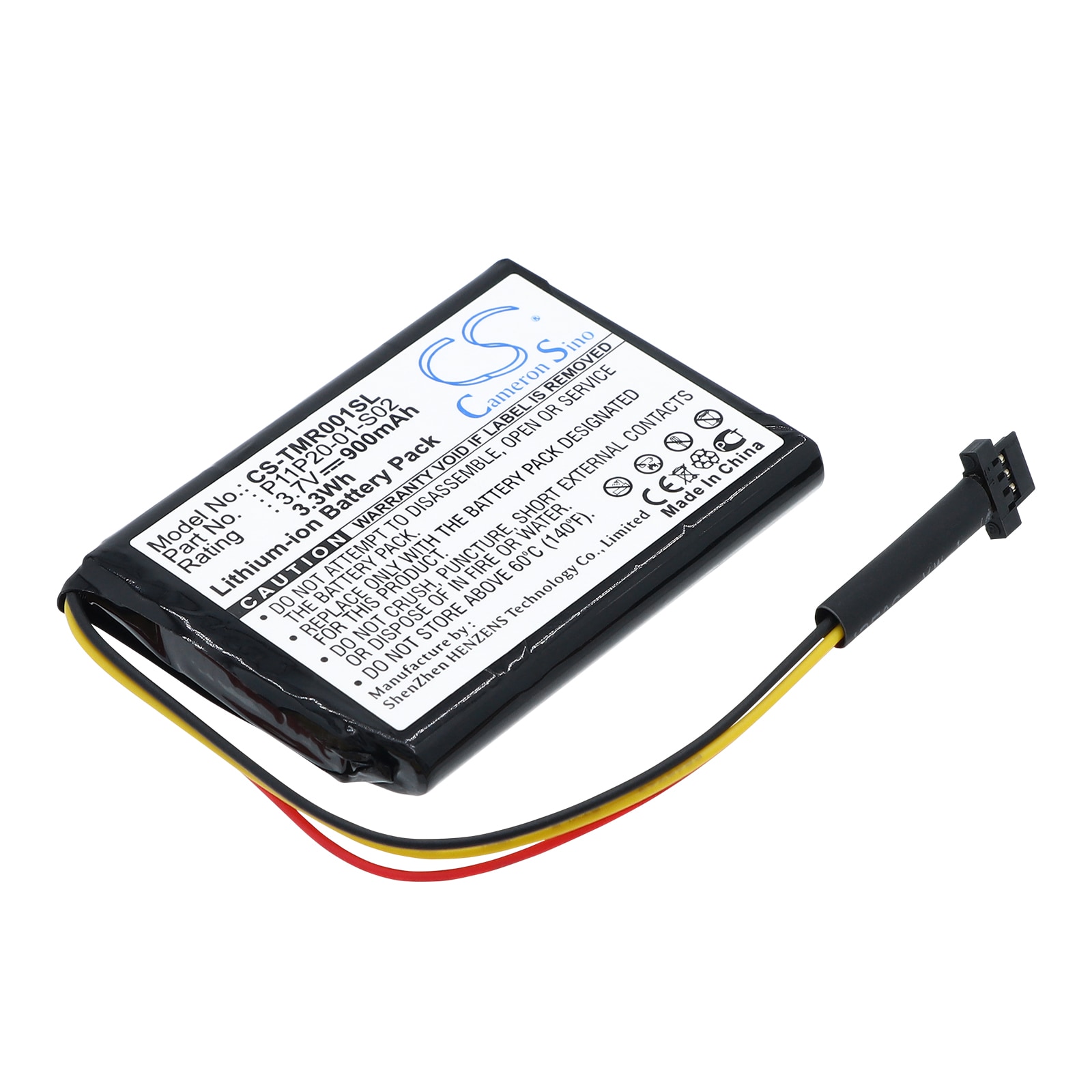 Batteri for Navigator, GPS for TomTom Route XL, One XXL 540S, XXL540 osv.