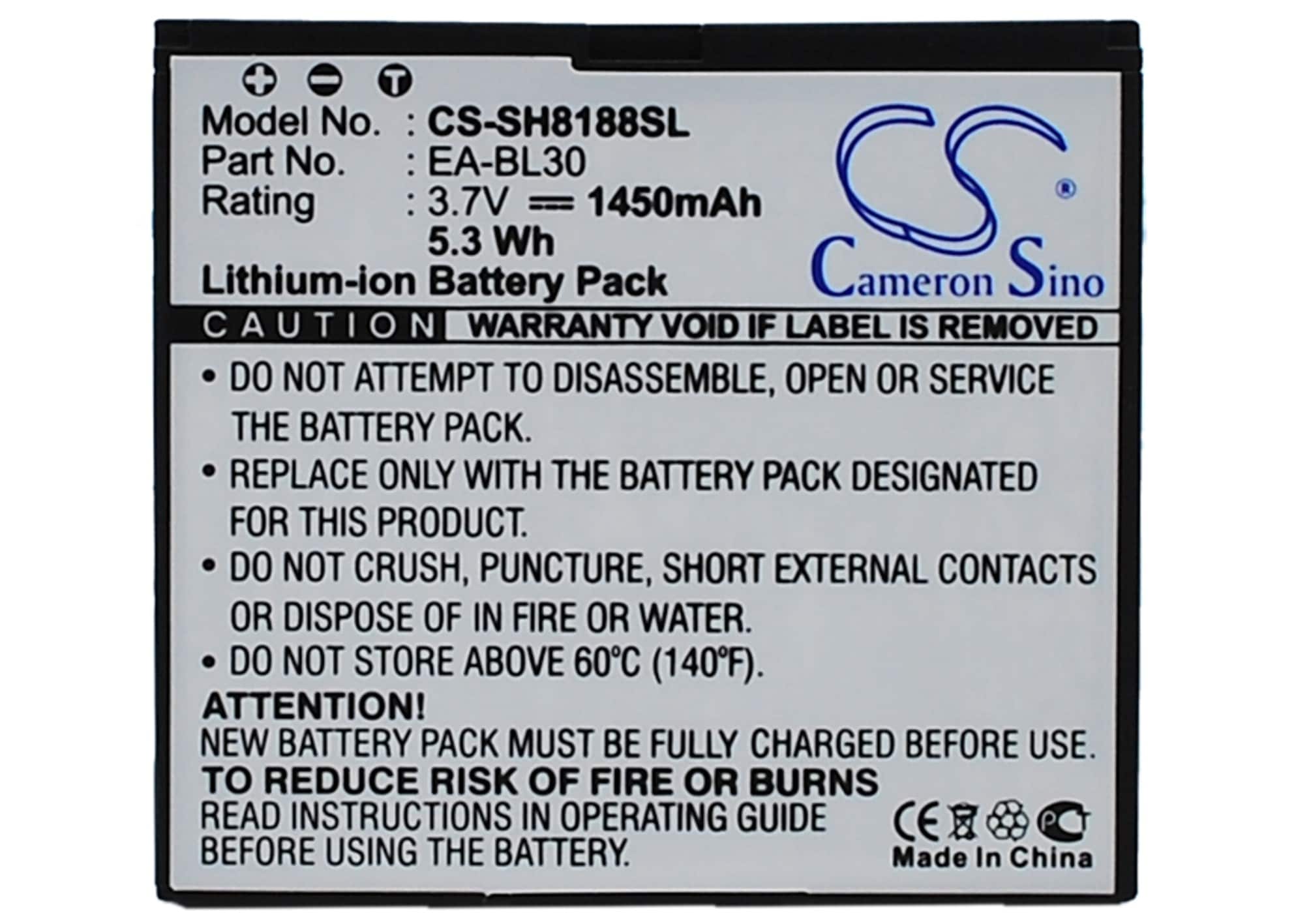 Batteri for SmartPhone, Mobil for Sharp SH8188U