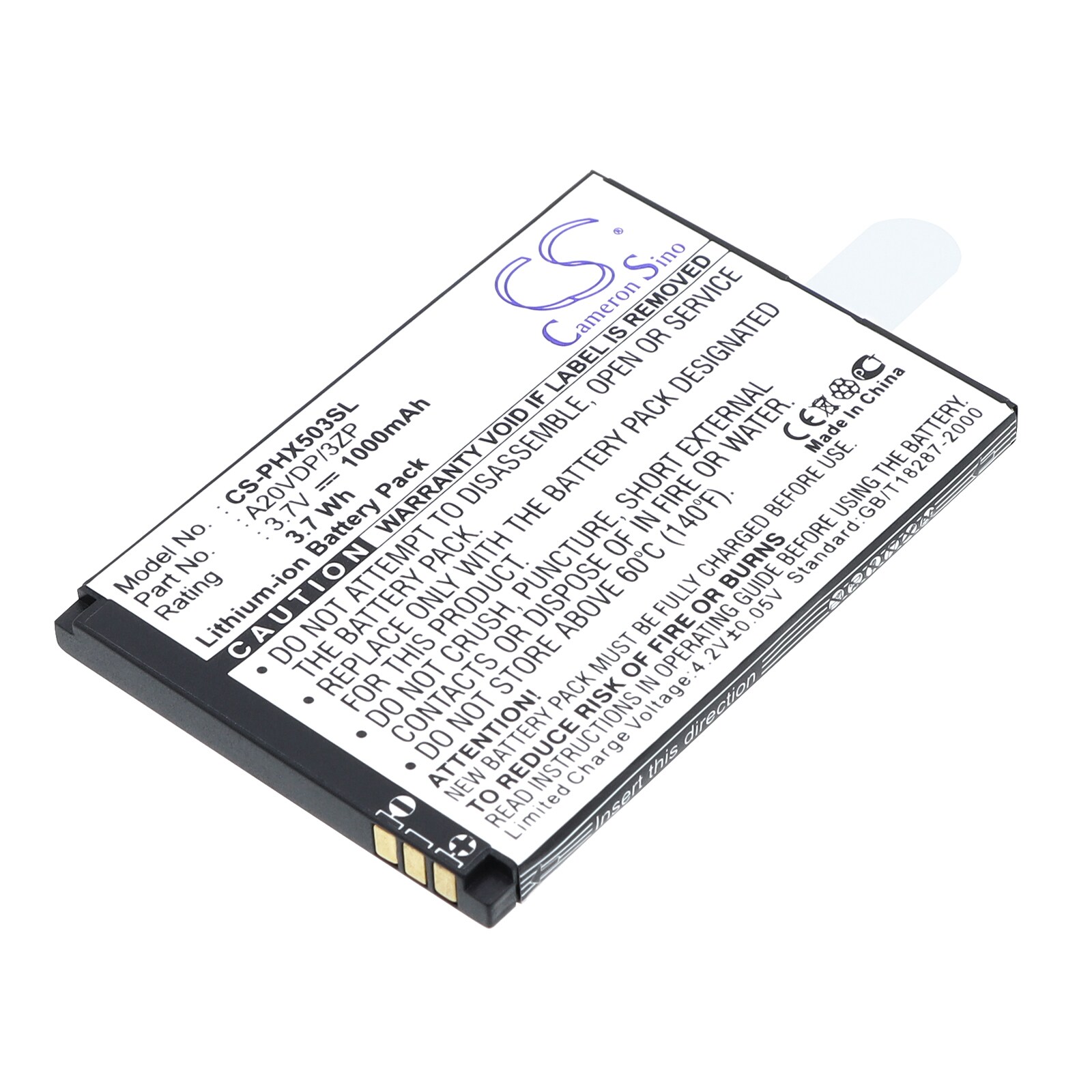 Batteri for SmartPhone, Mobil for Philips Xenium X503, Xenium X703, Xenium K700 og andre.