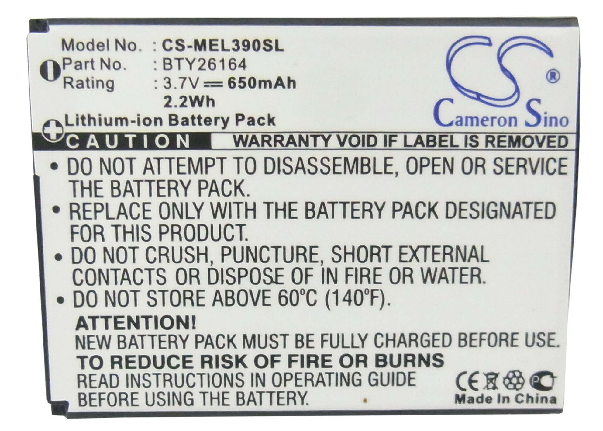 Batteri for SmartPhone, Mobil for Mobistel EL390