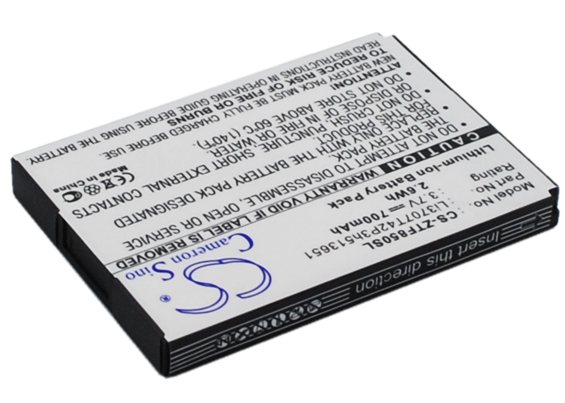 Batteri for SmartPhone, mobil for Telstra F252, F256, F850 etc.