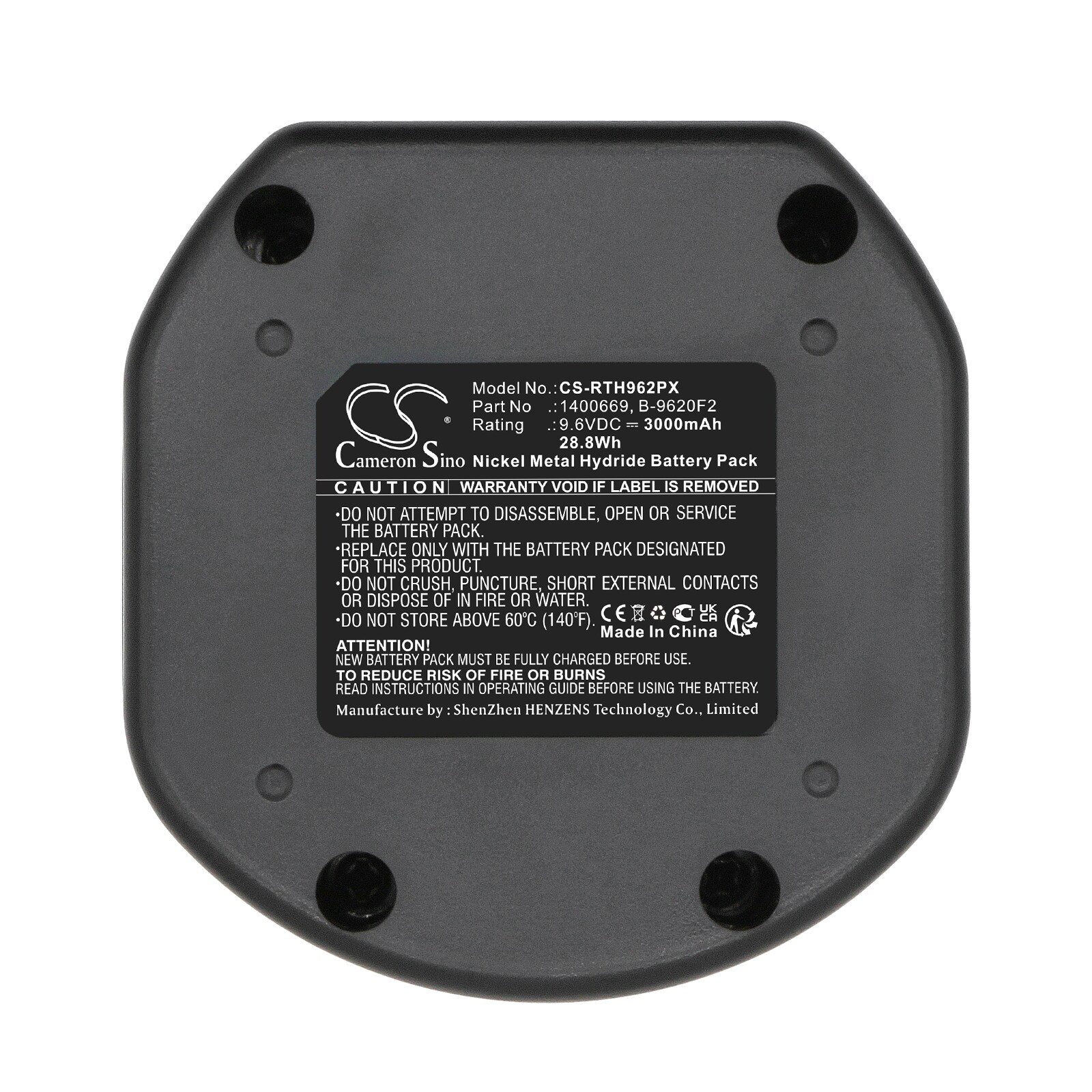 Batterier til Ryobi CTH962K, HP961, RY961 og andre elektroverktøy.