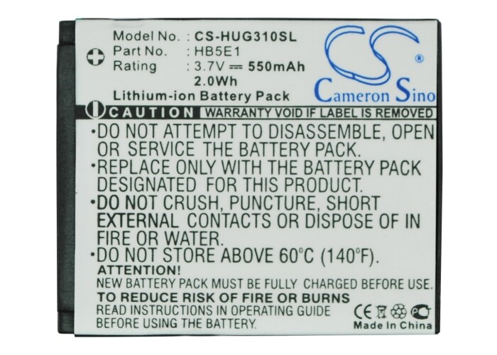 Batteri for SmartPhone, mobil for Huawei G2201, C3100