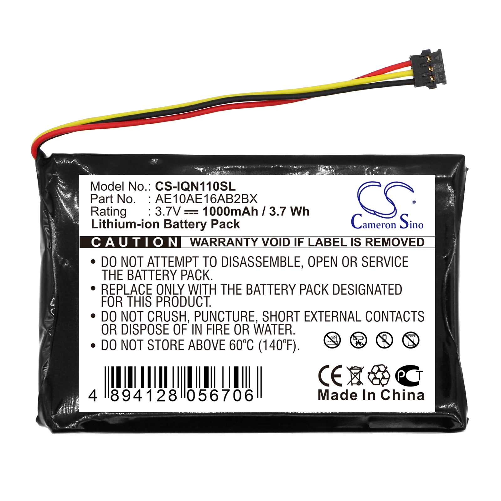 Batteri for navigator, GPS for Garmin Nuvi 1100, Nuvi 1100LM