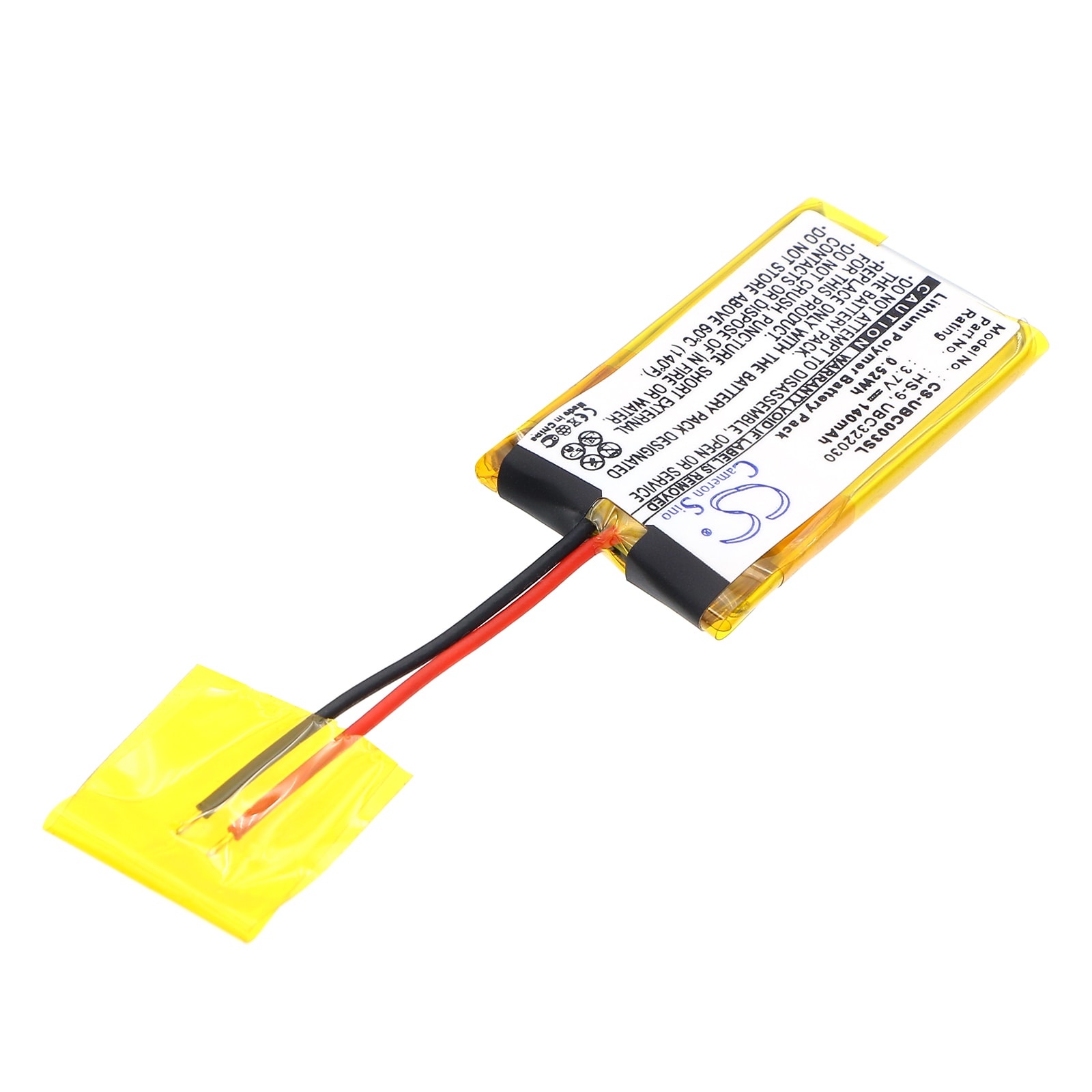 Batteri for Ultralife trådløst hodesett UBC322030, UBP008