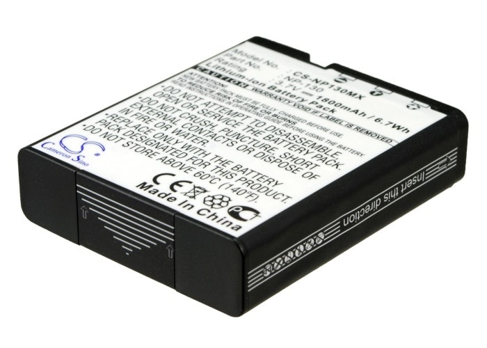 Batteri til kamera for Casio Exilim EX-H30, EX-ZR100, Exilim EX-H30BK osv.