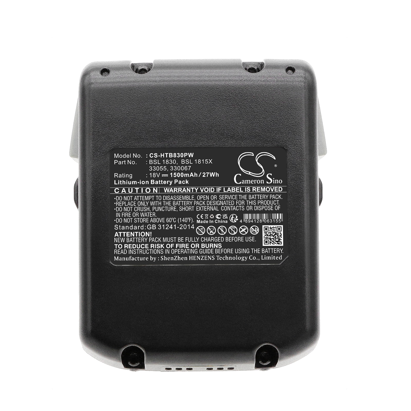 Batteri til Hitachi DV 18DBL, DH 18DSL, DS 18DBL og andre.