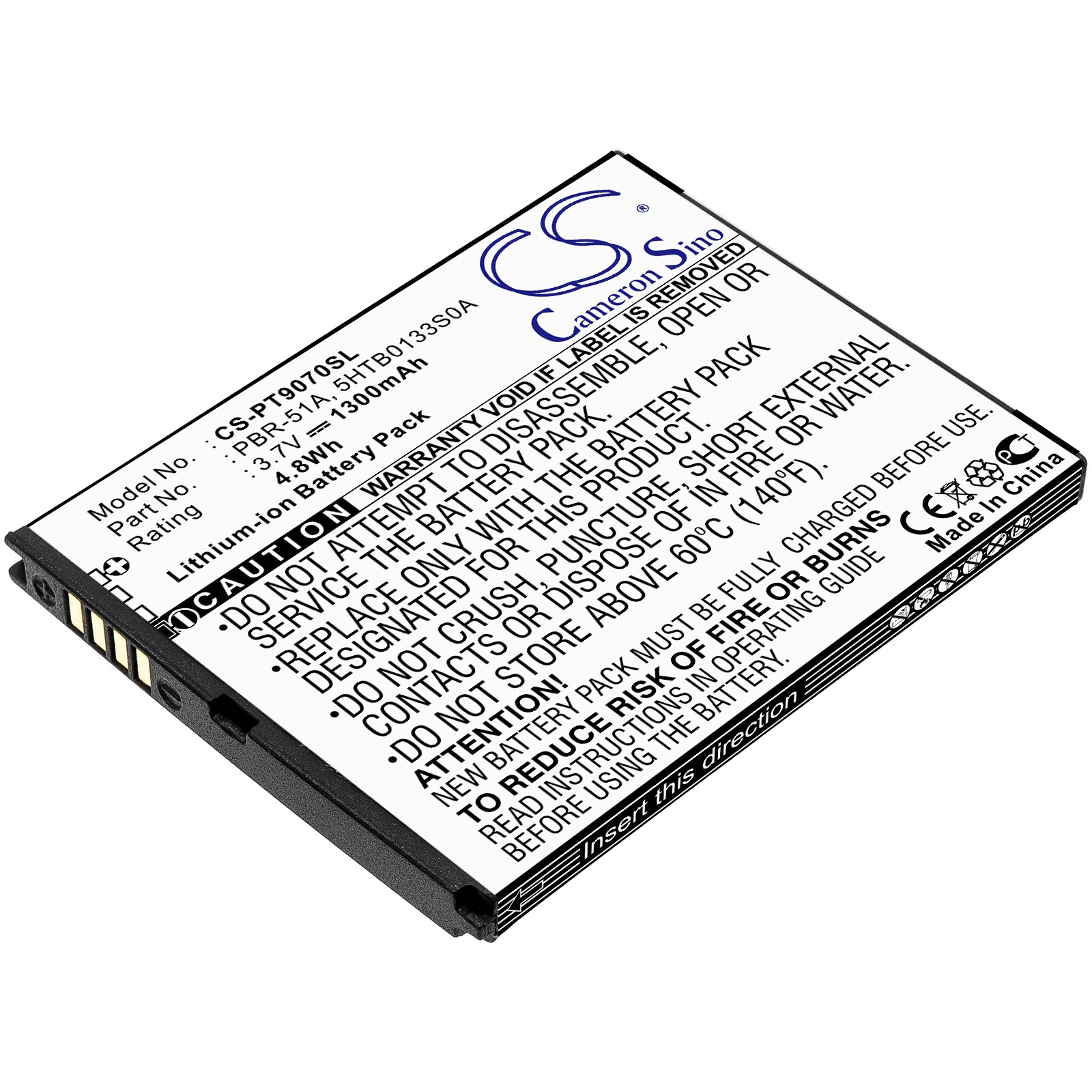 Batteri for SmartPhone, Mobil for Pantech Burst, P9070