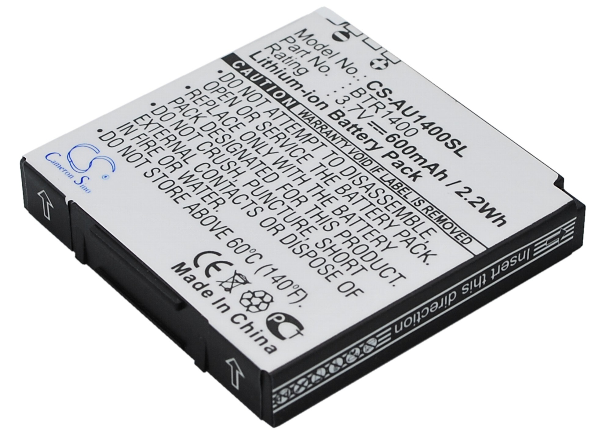 Batteri for SmartPhone, mobil for AudioVox CDM-1400, PCS-1400, PPC-1400 etc.