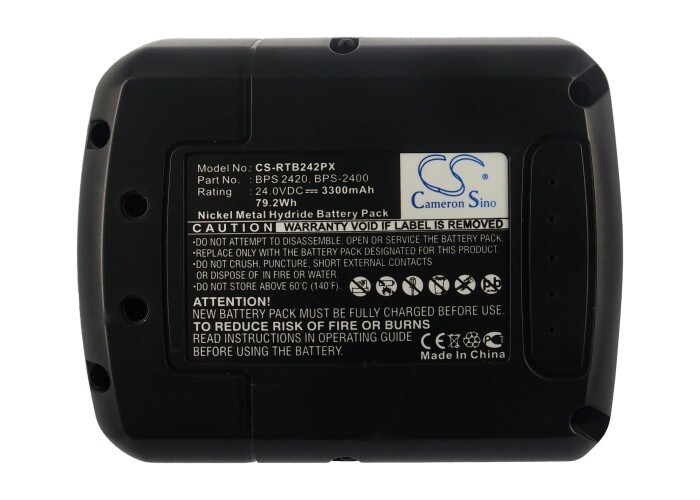 Batteri for elektroverktøy til Ryobi CRH-2400RE, CRH-240RH