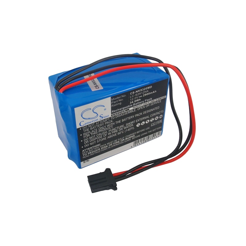 Batteri for medisinsk bruk for Nihon Kohden Cardiolife ECG-9320, Cardiolife TEC-7431 og andre.