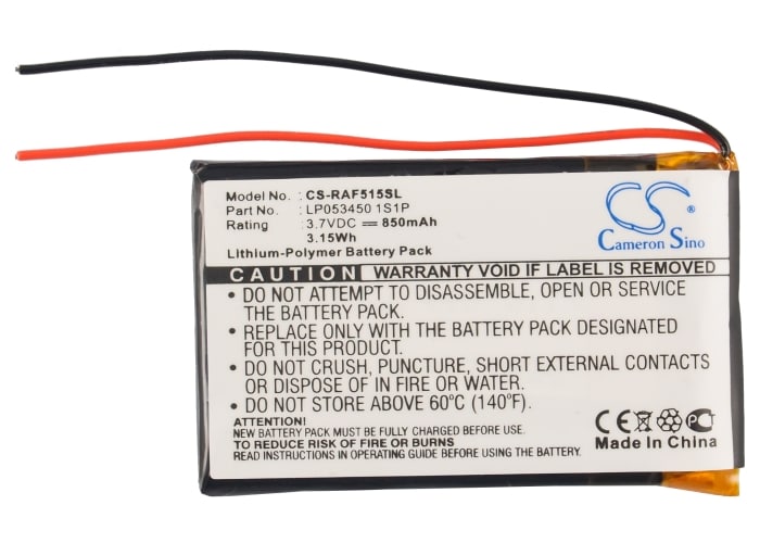 Batteri for Navigator, GPS for RAC 515F