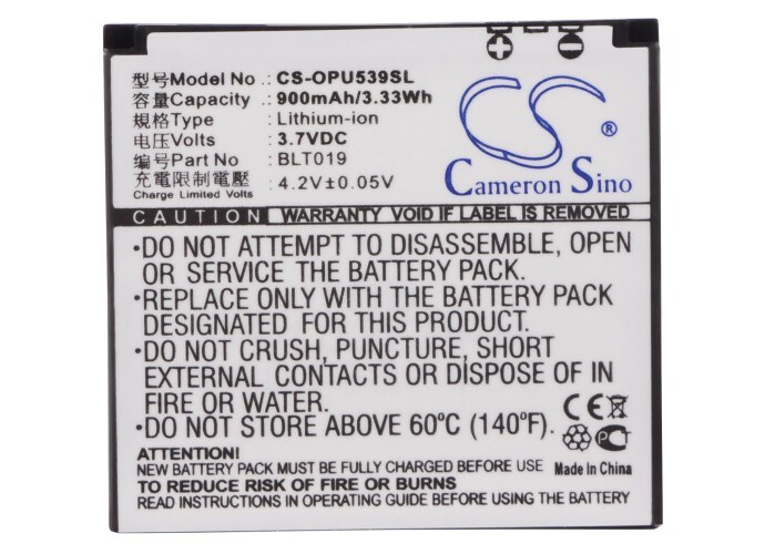 Batteri for SmartPhone, Mobil for Oppo U539
