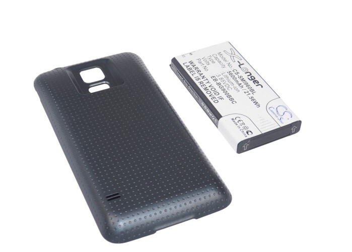 Batteri for SmartPhone, Mobil for Samsung Galaxy S5, GT-I9600, GT-I9602 og andre.