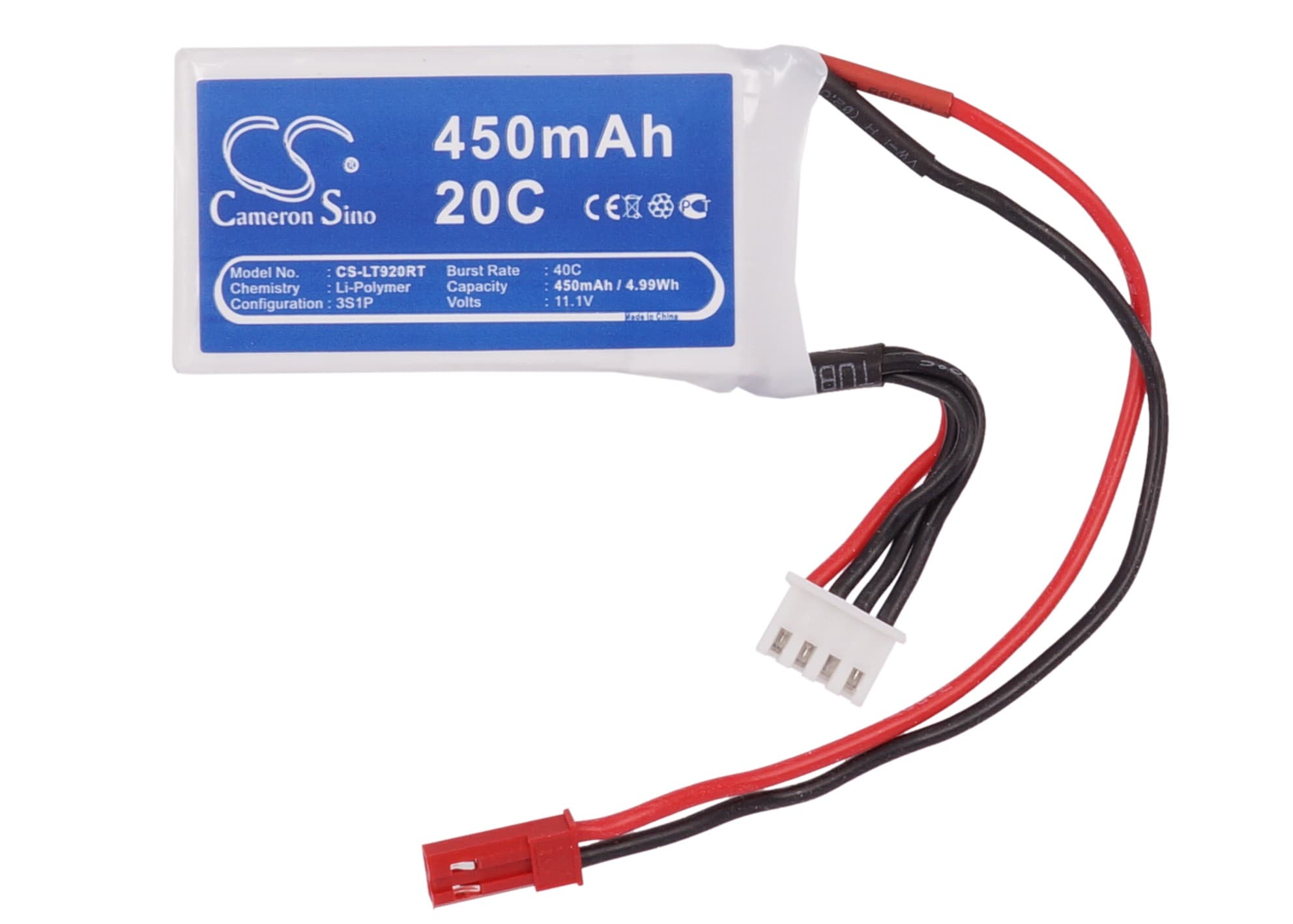Batteri til biler for RC CS-LT920RT