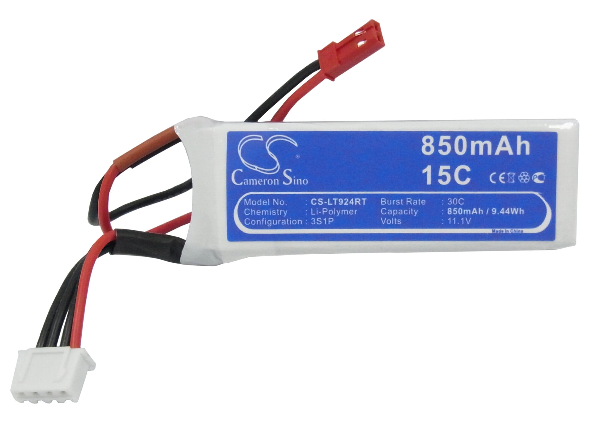 Batteri til biler for RC CS-LT924RT