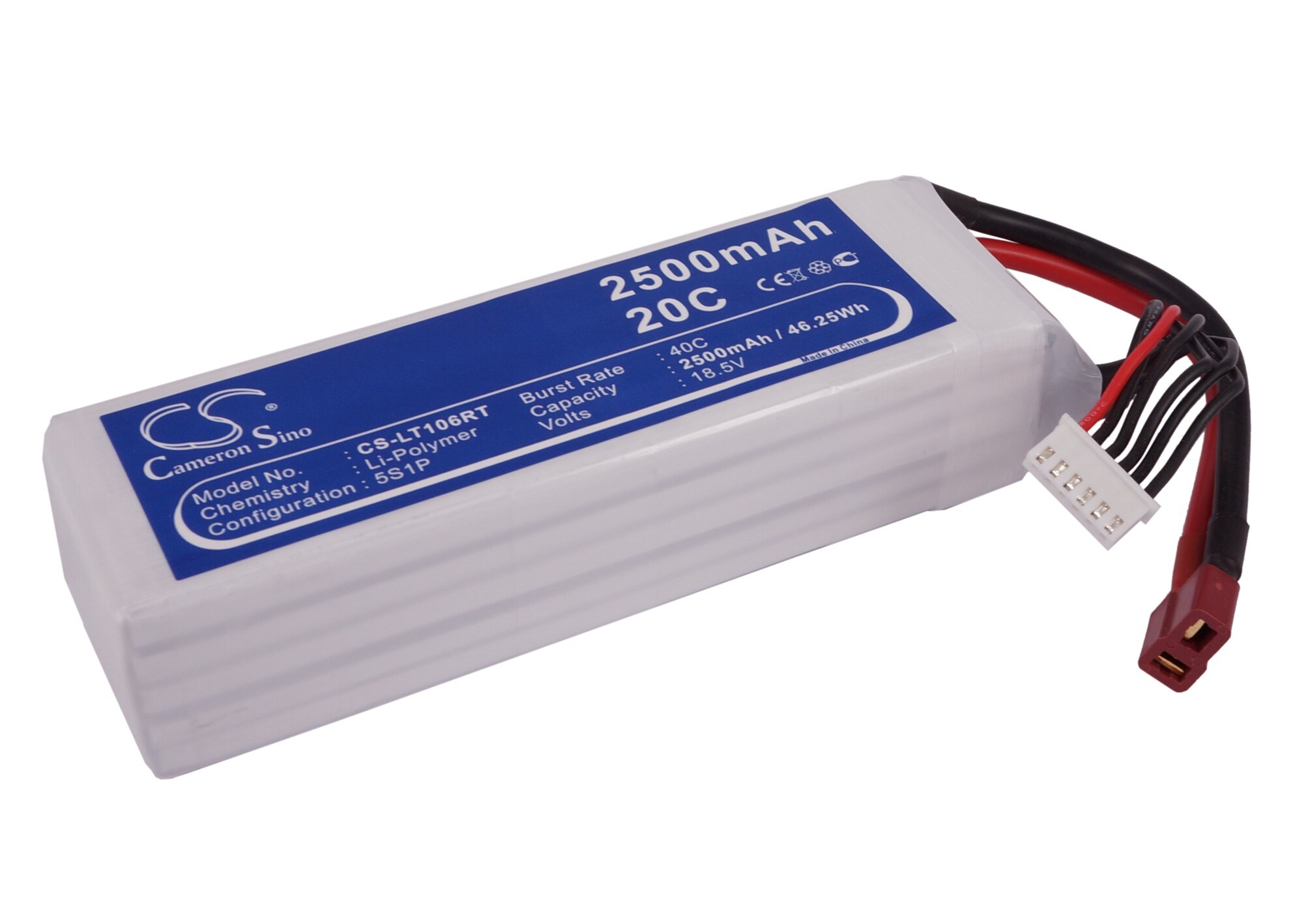 Batteri til biler for RC CS-LT106RT