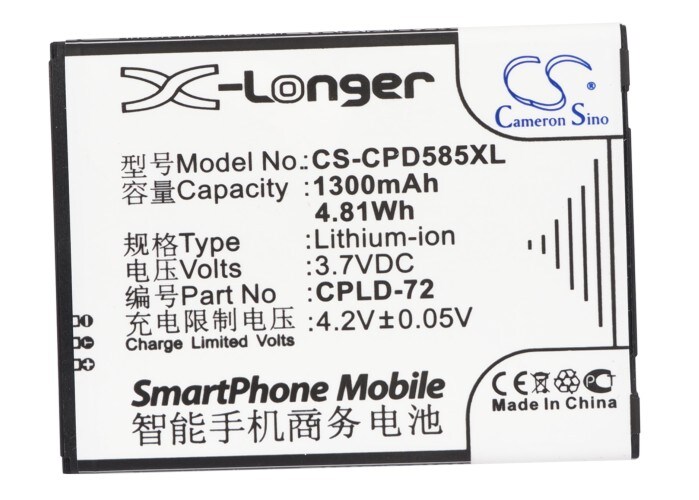 Batteri for SmartPhone, Mobil for Coolpad 5832, 5855