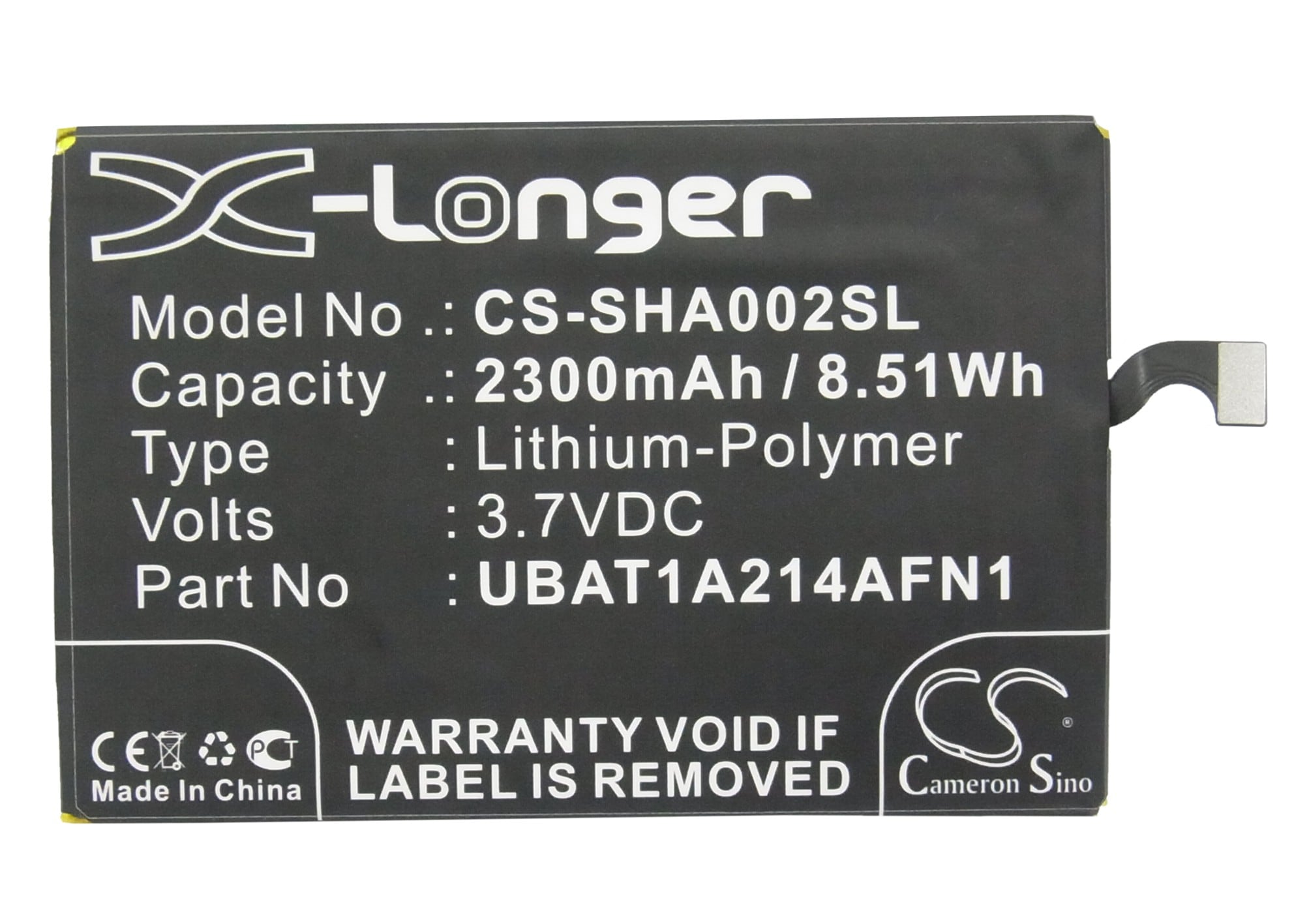 Batteri for SmartPhone, Mobil for Sharp PHONE ZETA, SH-02E