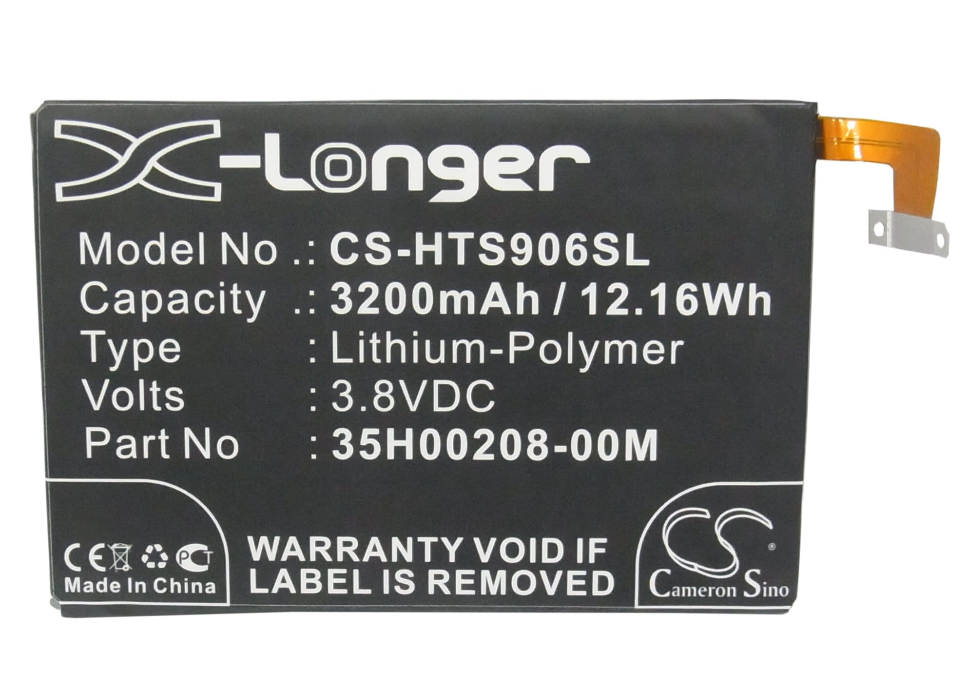 Batteri til SmartPhone, Mobil til HTC Butterfly S, DLX PLUS, Butterfly S 9060 og andre.