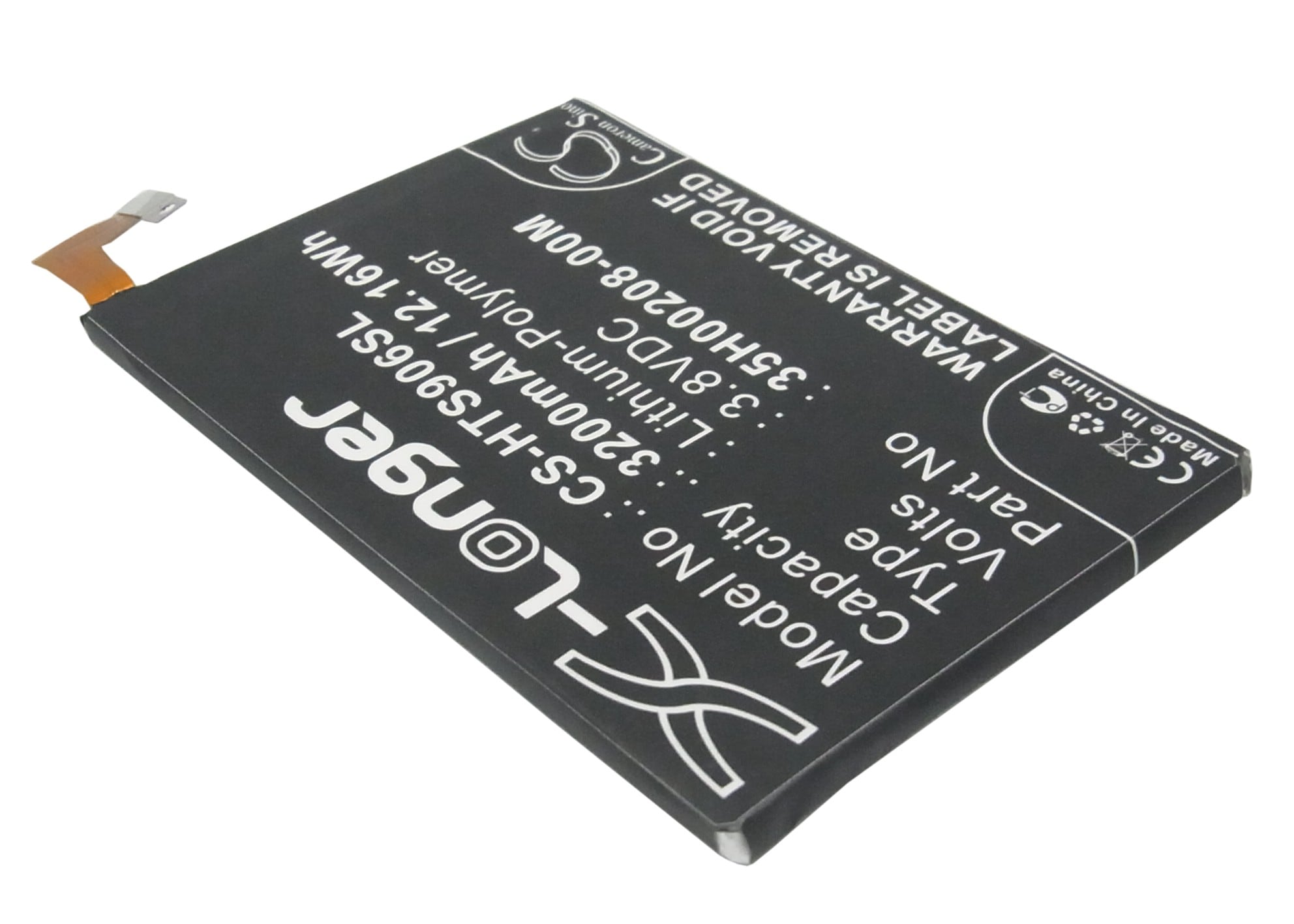 Batteri til SmartPhone, Mobil til HTC Butterfly S, DLX PLUS, Butterfly S 9060 og andre.