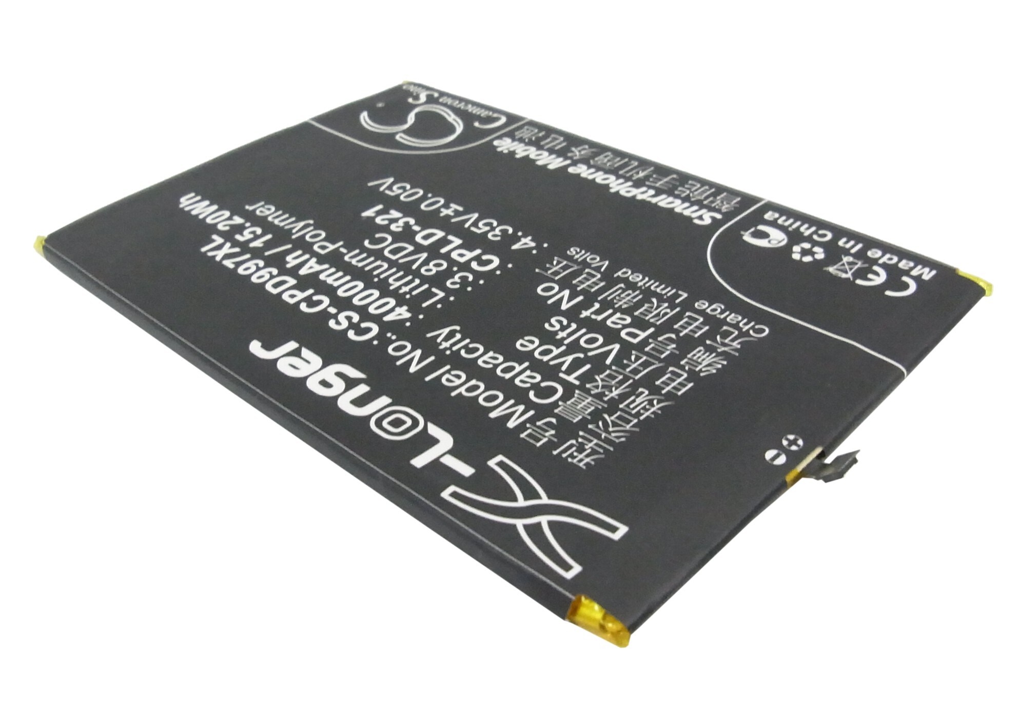 Batteri for SmartPhone, mobil for Coolpad 9976A, 9976T, 9976D etc.