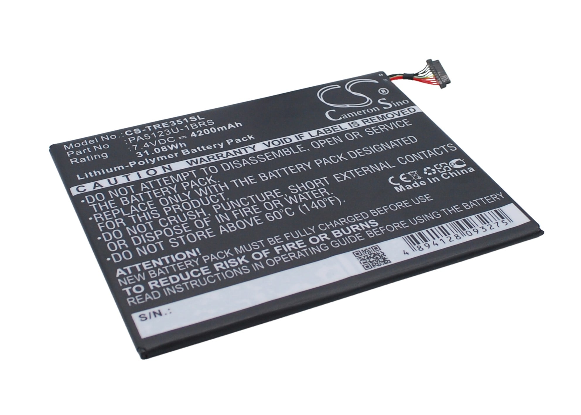 Nettbrettbatteri for Toshiba Excite Pro, Excite Pro 10.1, AT15LE-A32 og andre.