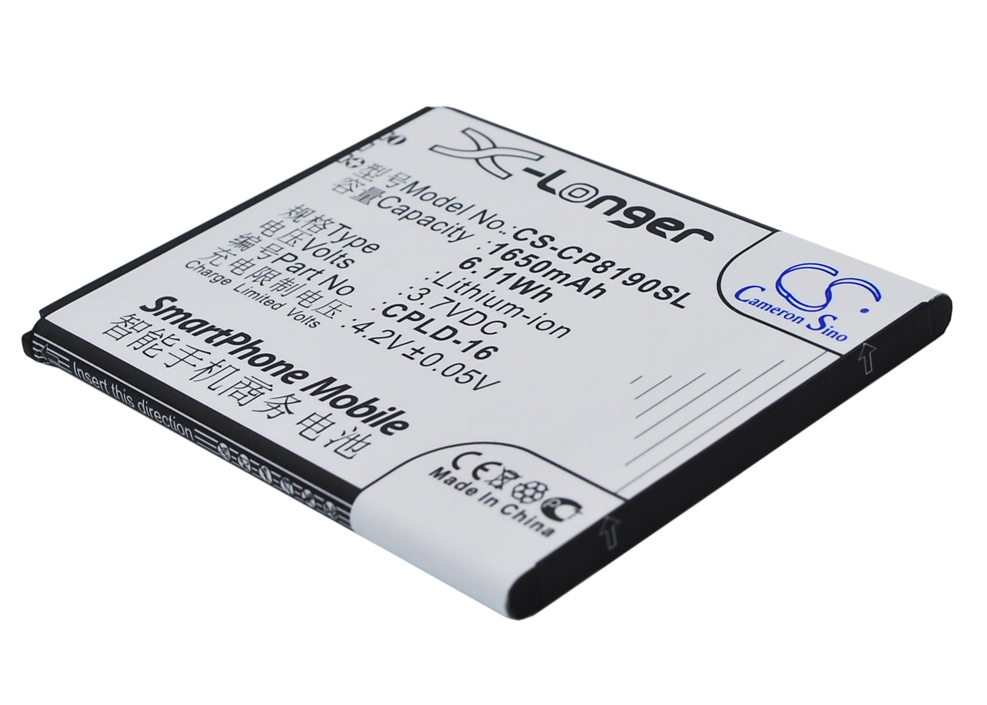 Batteri for SmartPhone, Mobil for Coolpad 8190, 8190Q