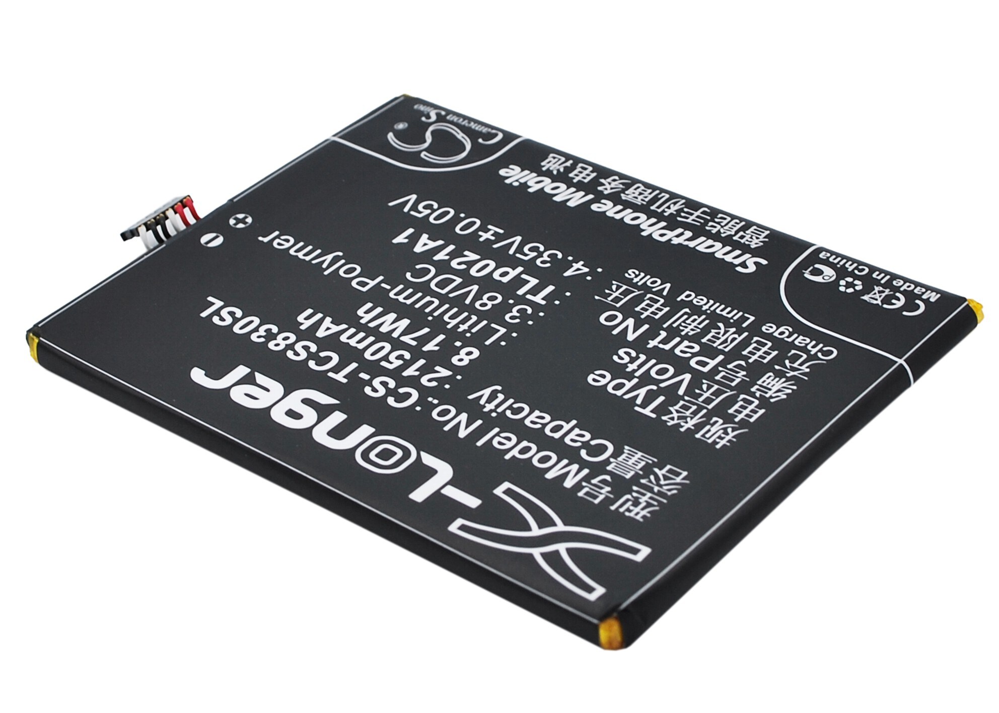 Batteri for smarttelefon, mobil for TCL S838M, S830U, S850L