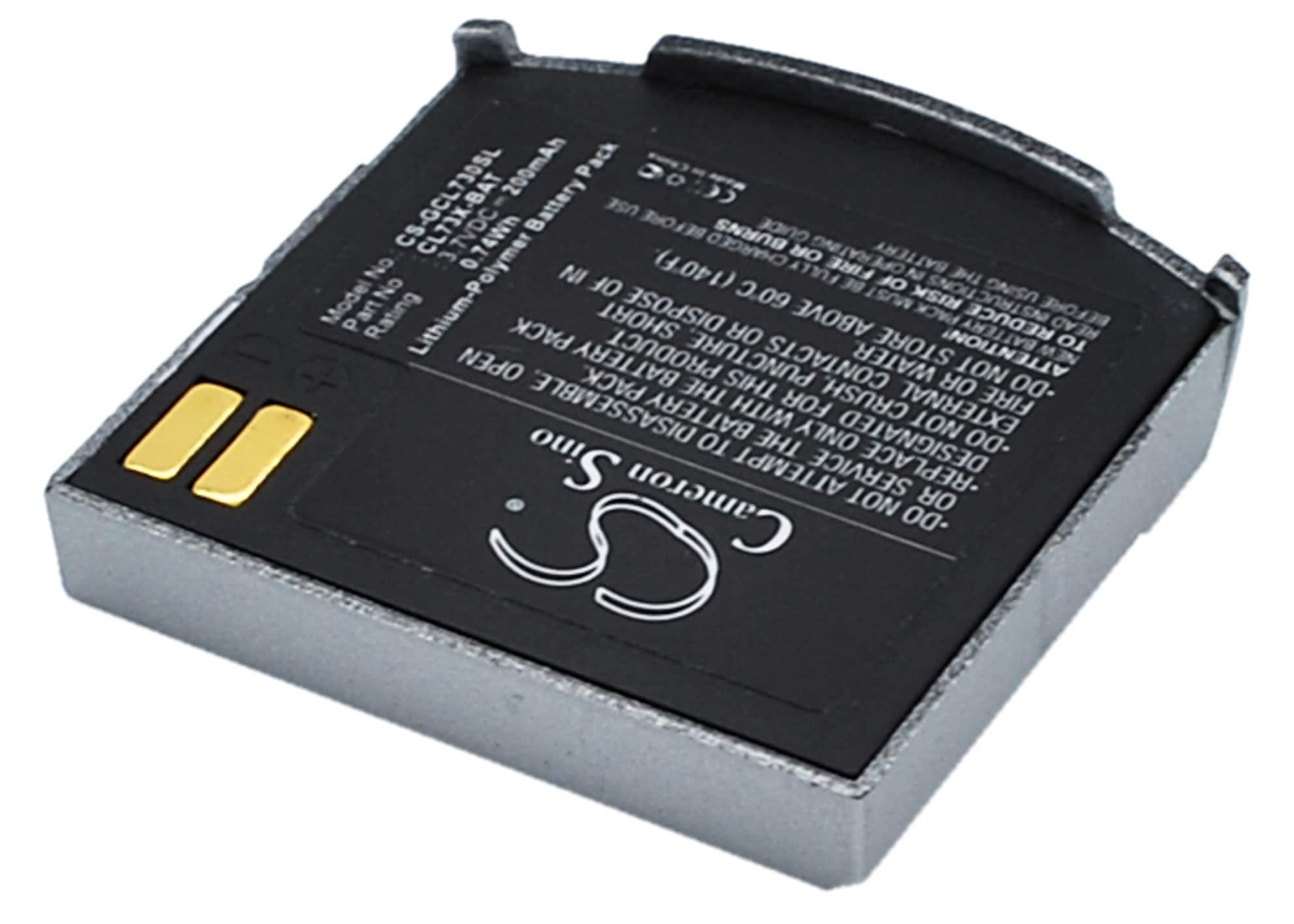Batteri til trådløst hodesett for Geemarc CL7300, CL7300AD