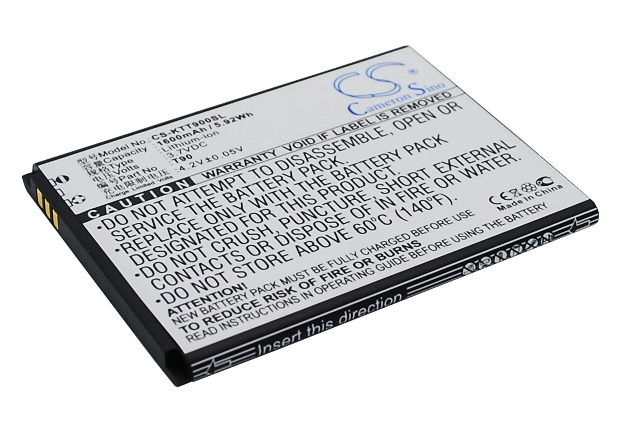 Batteri for SmartPhone, Mobil for K-Touch T90