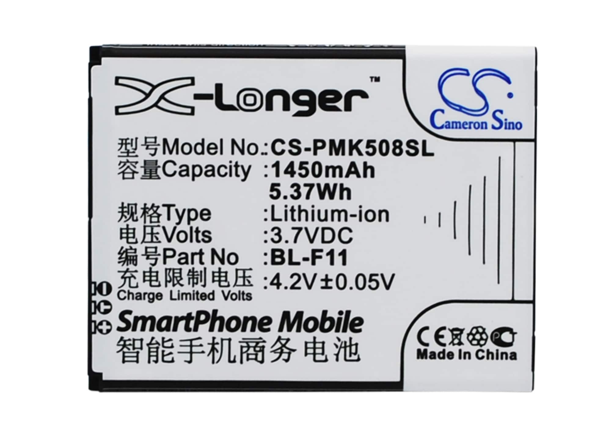 Batteri for SmartPhone, mobil for PHICOMM F11, i508