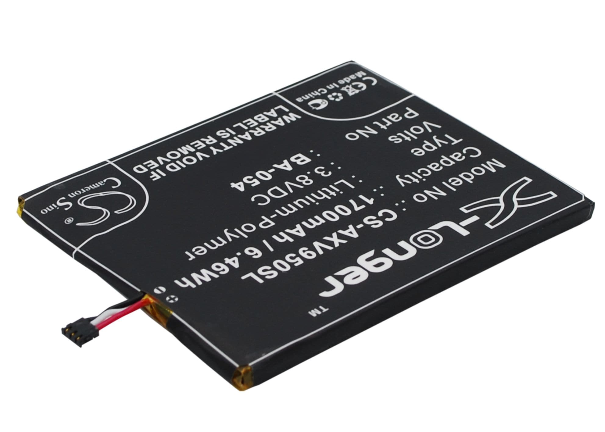 Batteri for smarttelefon, mobil for AUX i7 Air, V950+