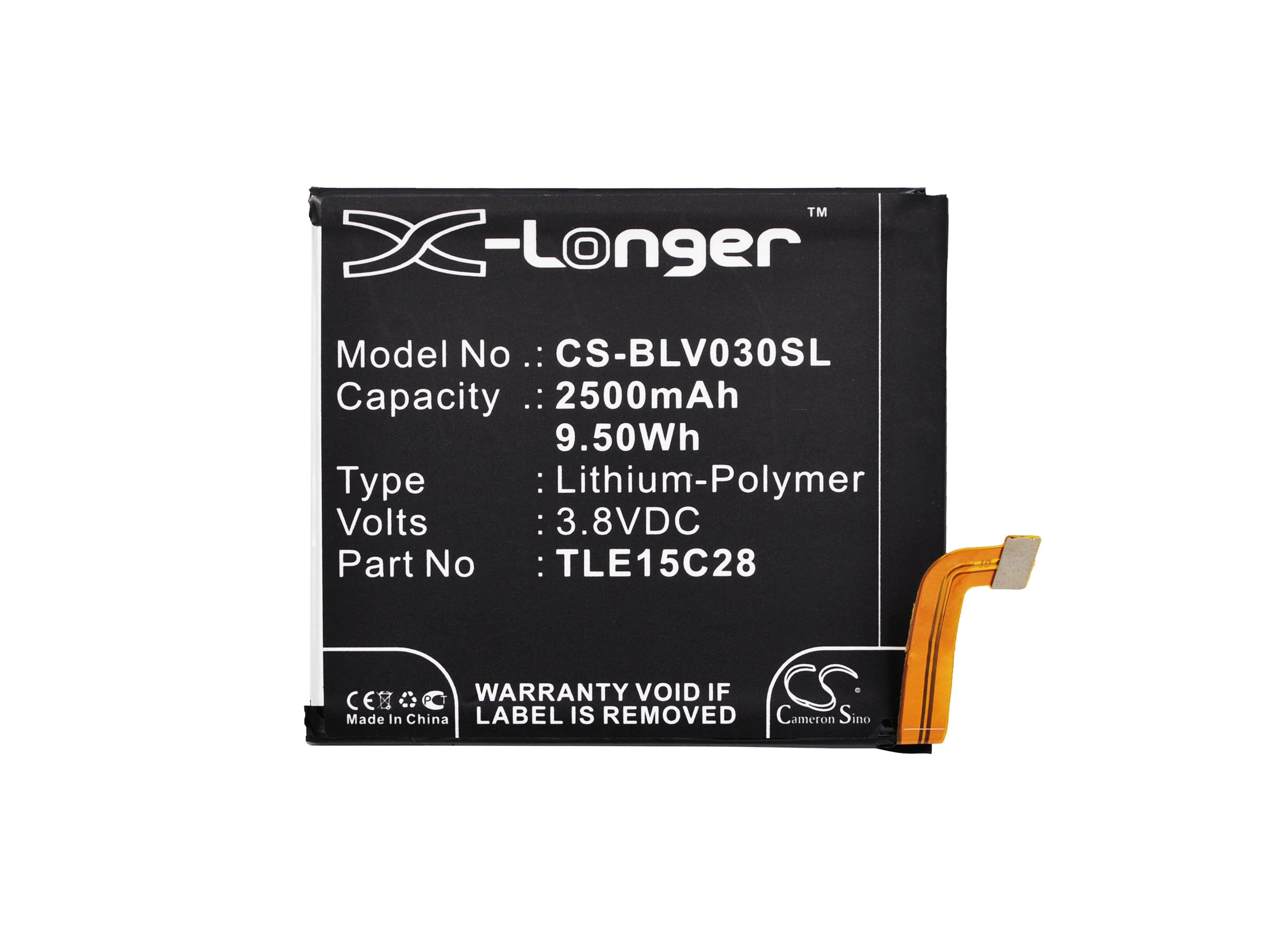 Batteri for SmartPhone, Mobil for BLU Vivo Selfie, V030U, Selfie
