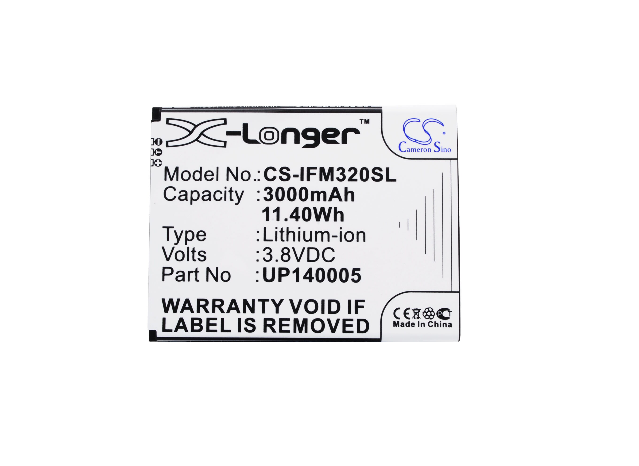 Batteri for smarttelefon, mobil for Infocus M320, M320m, M320u