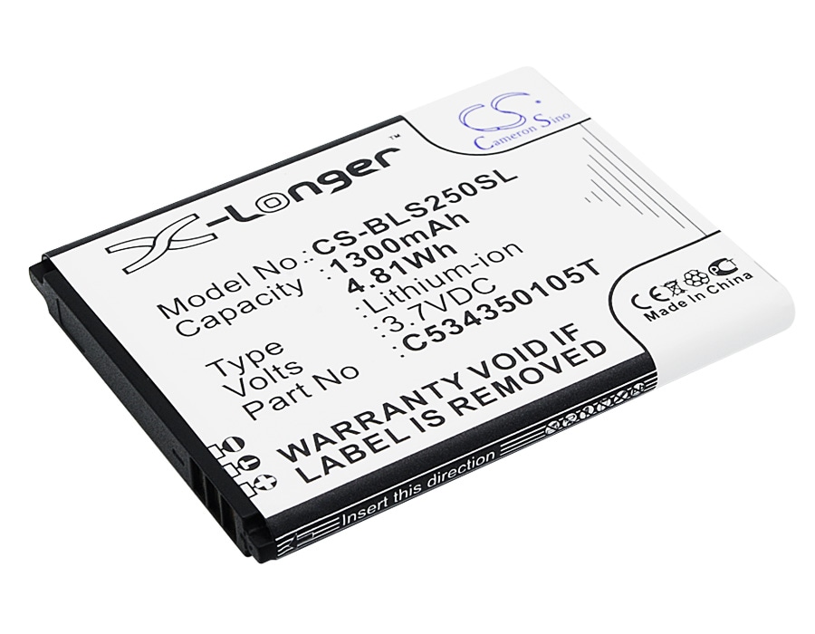 Batteri for smarttelefon, mobil for BLU Hero JR, S250, S250X