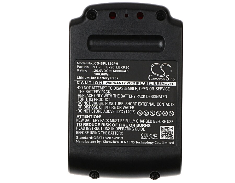 Batteri til elektroverktøy for Black & Decker BDCDMT120, CHH2220, LCS120 og andre
