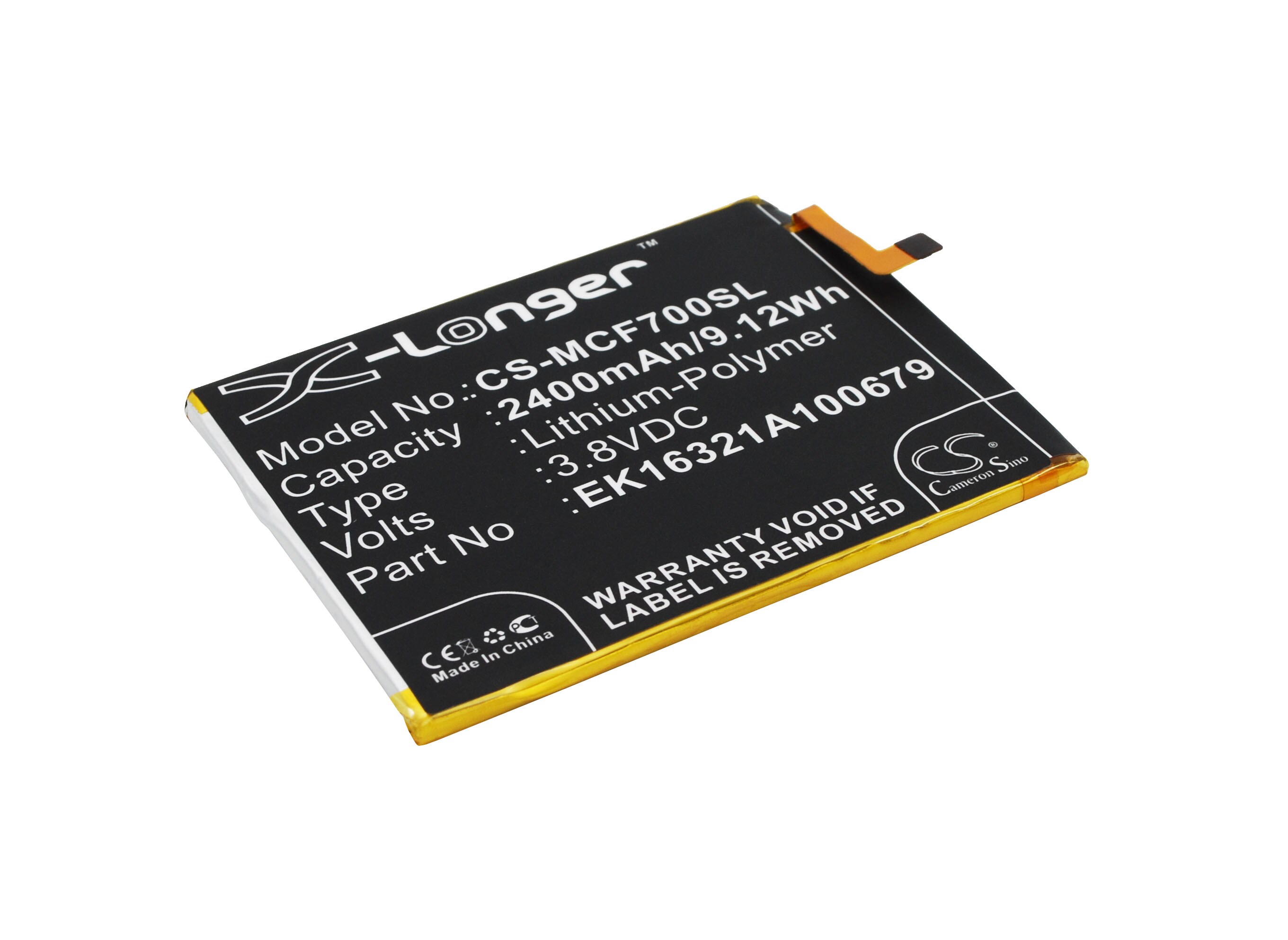 Batteri for SmartPhone, Mobil for Mobistel Cynus F7, Cynus F7 4G