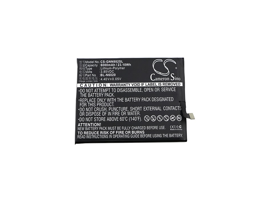 Batteri for smarttelefon, mobil for GIONEE M6 Plus, GN8002