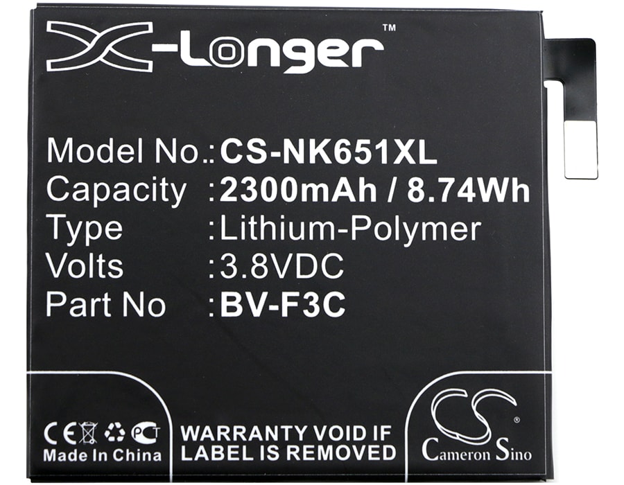Batteri for SmartPhone, Mobil for Microsoft Lumia 650 XL