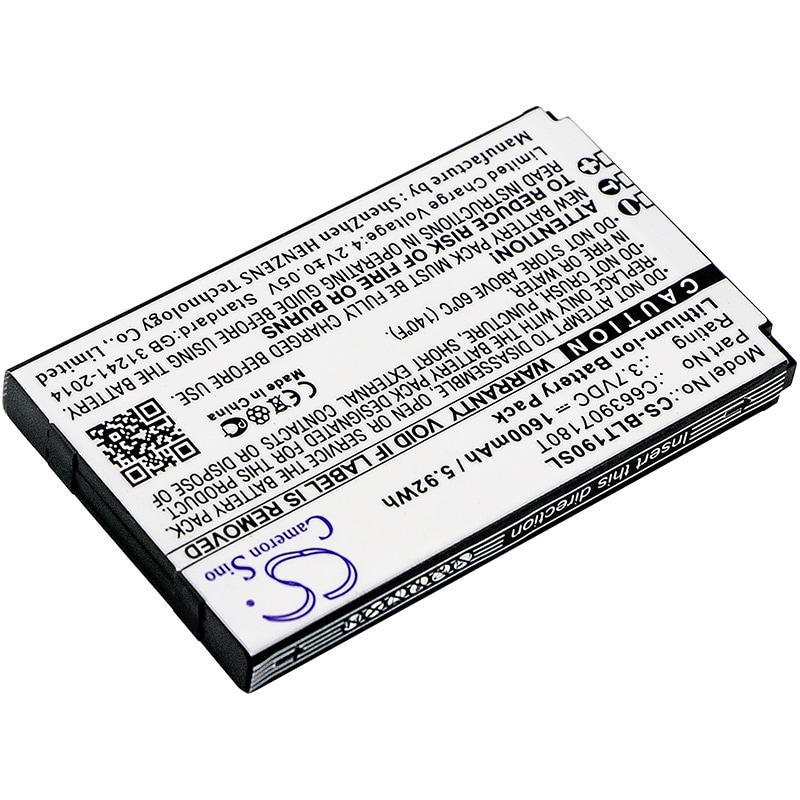 Batteri for SmartPhone, mobil for BLU Tank, T190, T191 etc.