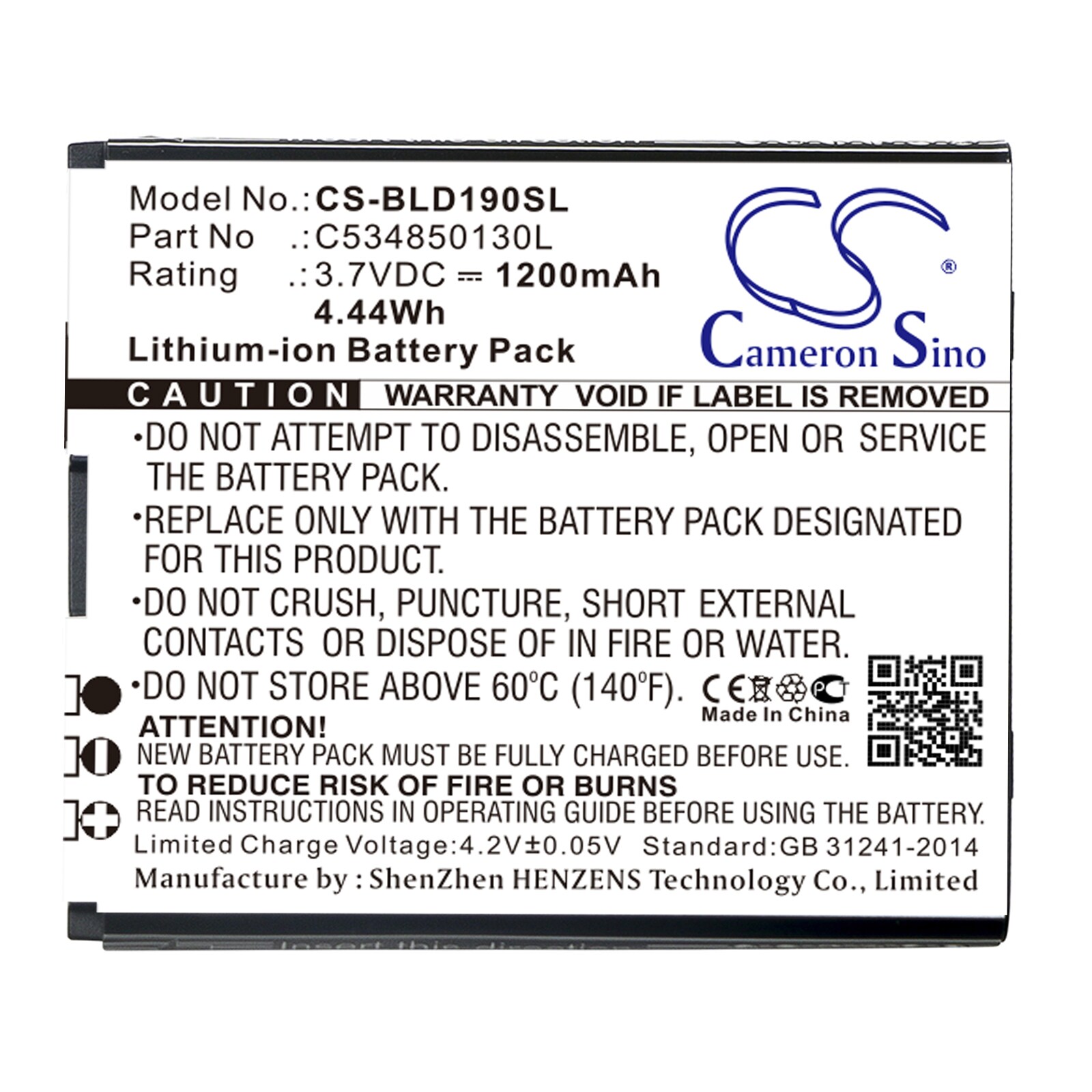Batteri for SmartPhone, Mobil for BLU Dash Jr 3g, D190