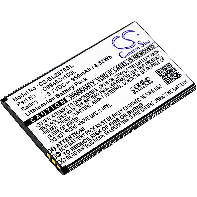 Batteri til smarttelefon, mobil for BLU Zoey 2.4 3G, Z070, Z070U