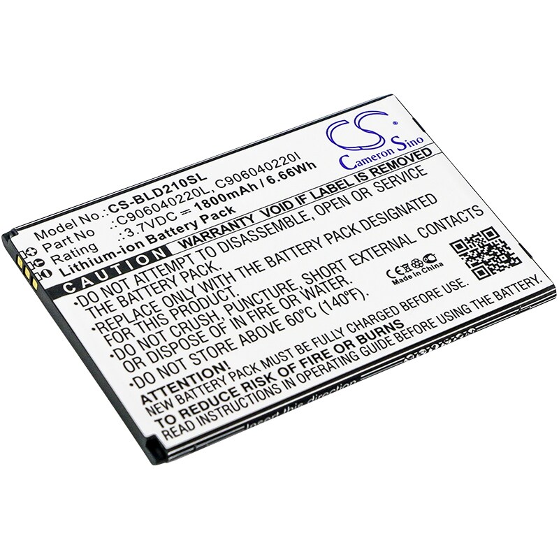 Batteri for smarttelefon, mobil for BLU Diamond M, D210, D210L osv.