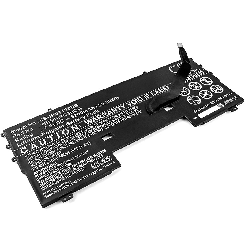 Batteri til bærbar PC for Huawei MateBook X, WT-W09, WT-W19