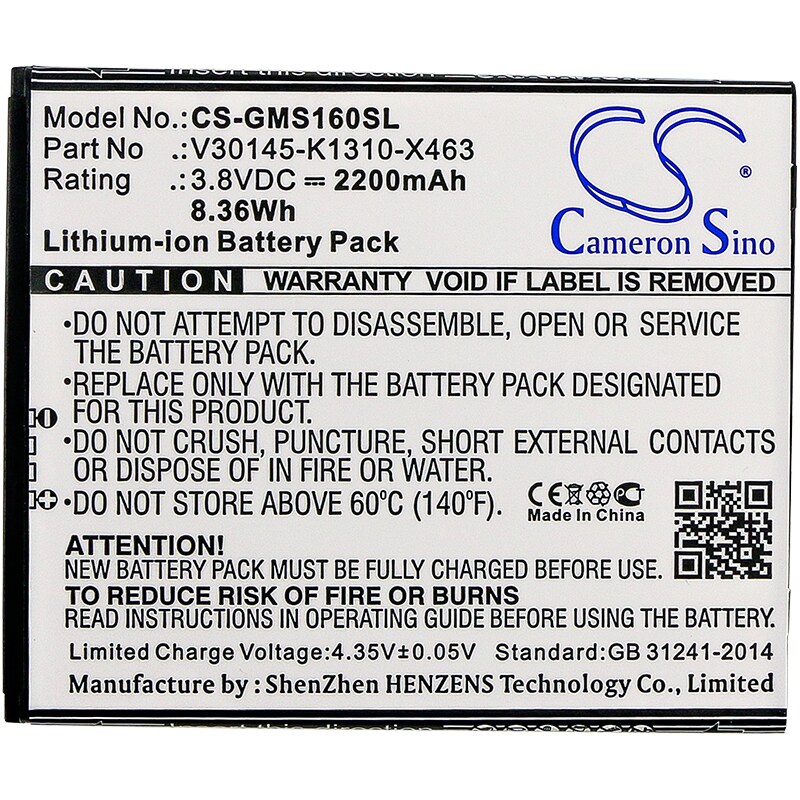 Batteri for SmartPhone, mobil for Gigaset GS160, GS170