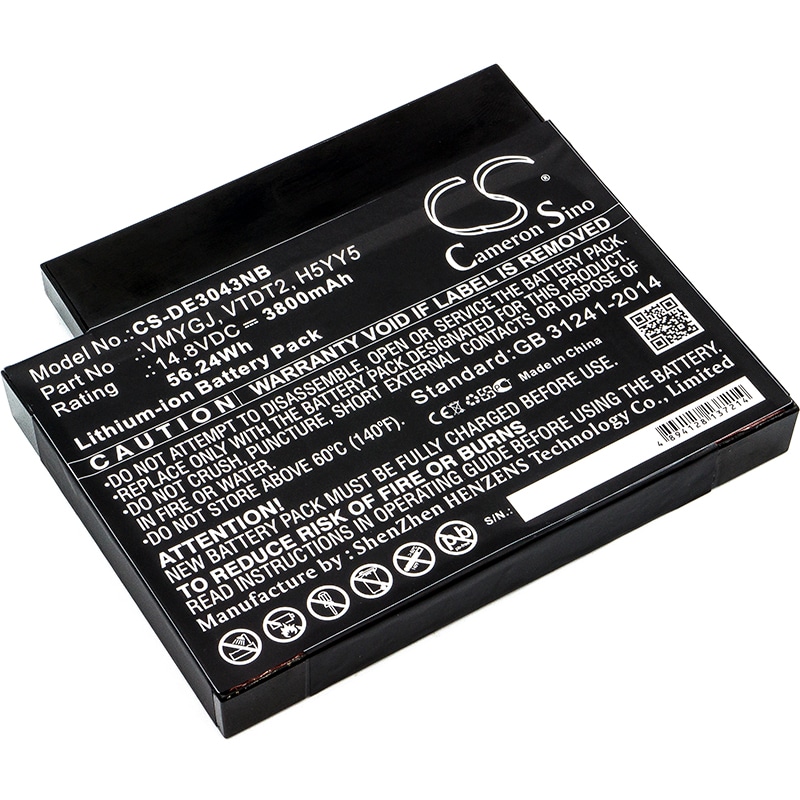 Batteri til bærbar PC for Dell Inspiron One 20, Inspiron 3043 og andre.