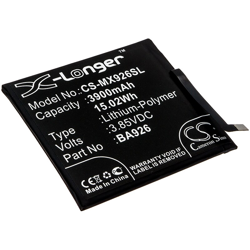 Batteri for SmartPhone, Mobil for MeiZu 16Xs, M926H, M1926 etc.